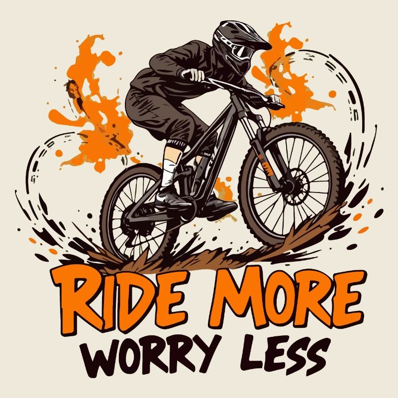 Cadeau VTT avec Ride More, Worry Less
