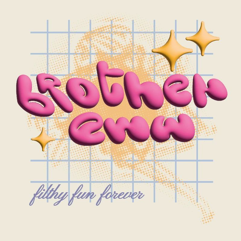 T-Shirt Bubble Statement - Brother eww
