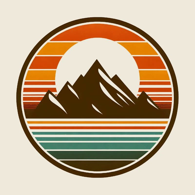 Mountains, nature, sunset