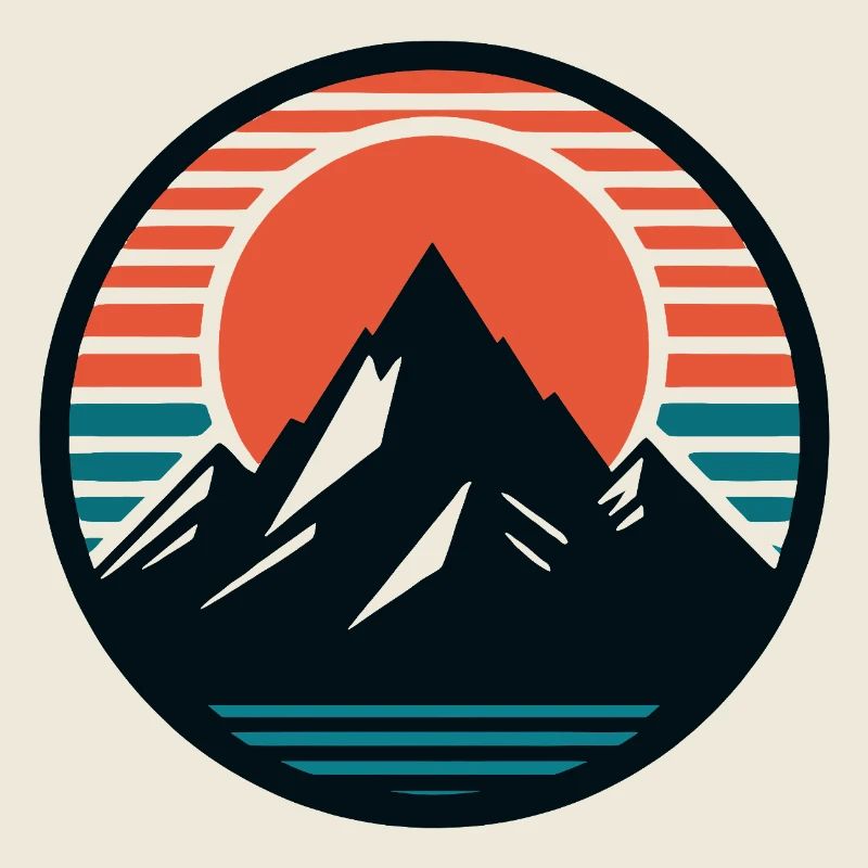 Mountains, nature, sunset