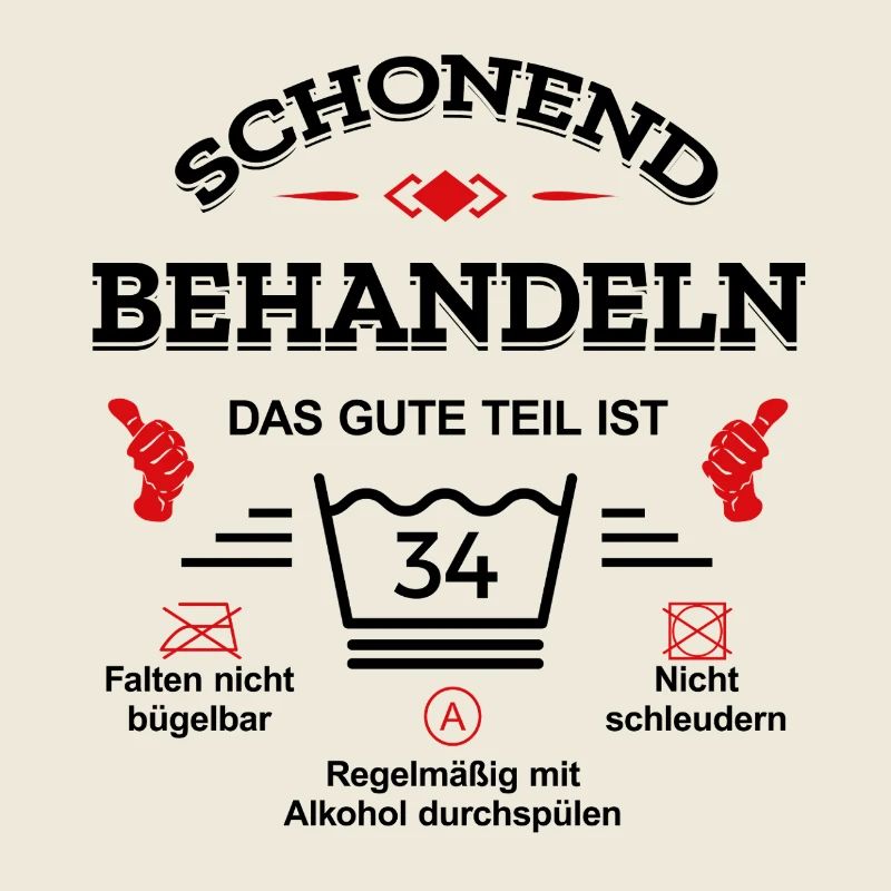 SCHONEND BEHANDELN 34. GEBURTSTAG