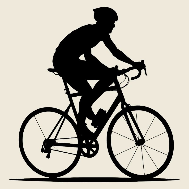 Silhouette cycliste