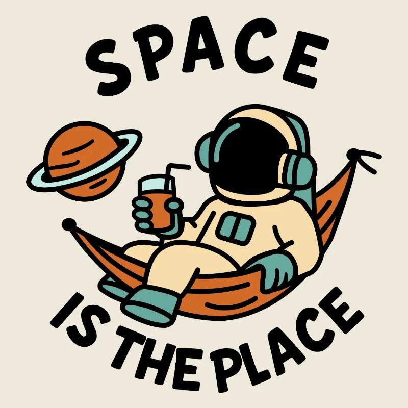 Space Explorer Astronaut Entspannendes Design