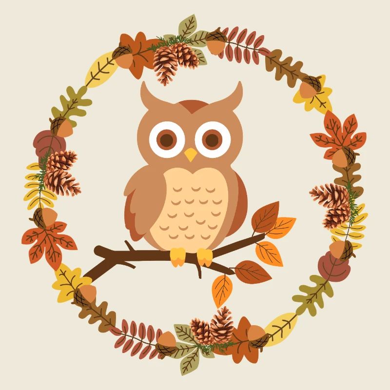 Herbstliche Eulenkranz 