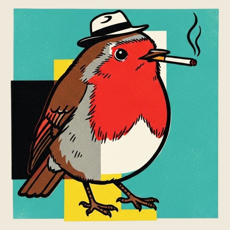Robin Smoking