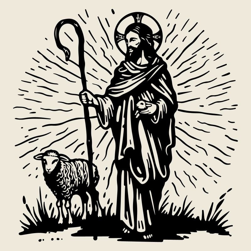 Illustration du Bon Pasteur