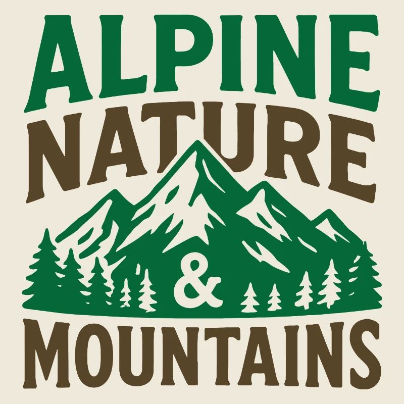 Alpine Mountains Nature Scenic Tee