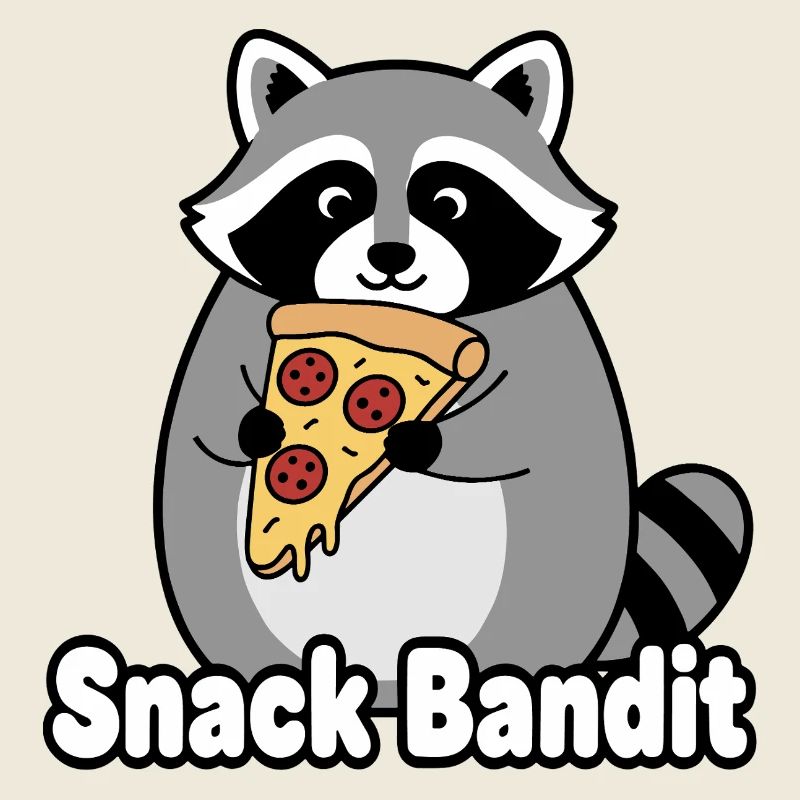 Snack Bandit Pizza raton laveur