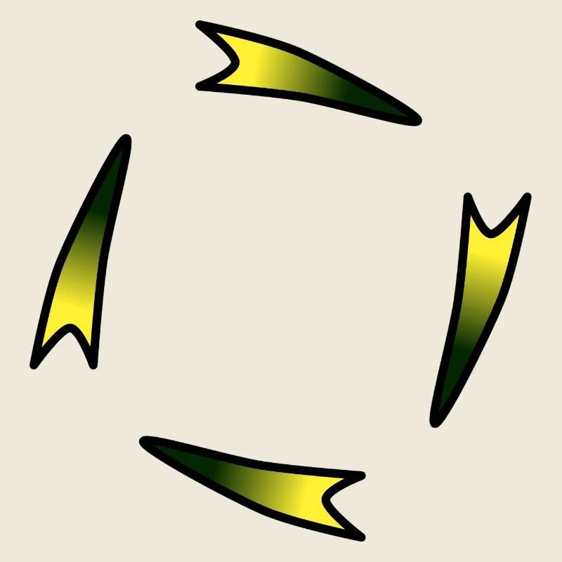 Rubans d’angle lumineux abstraits