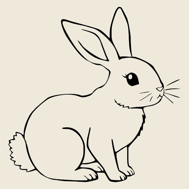 T-shirt lapin cadeau