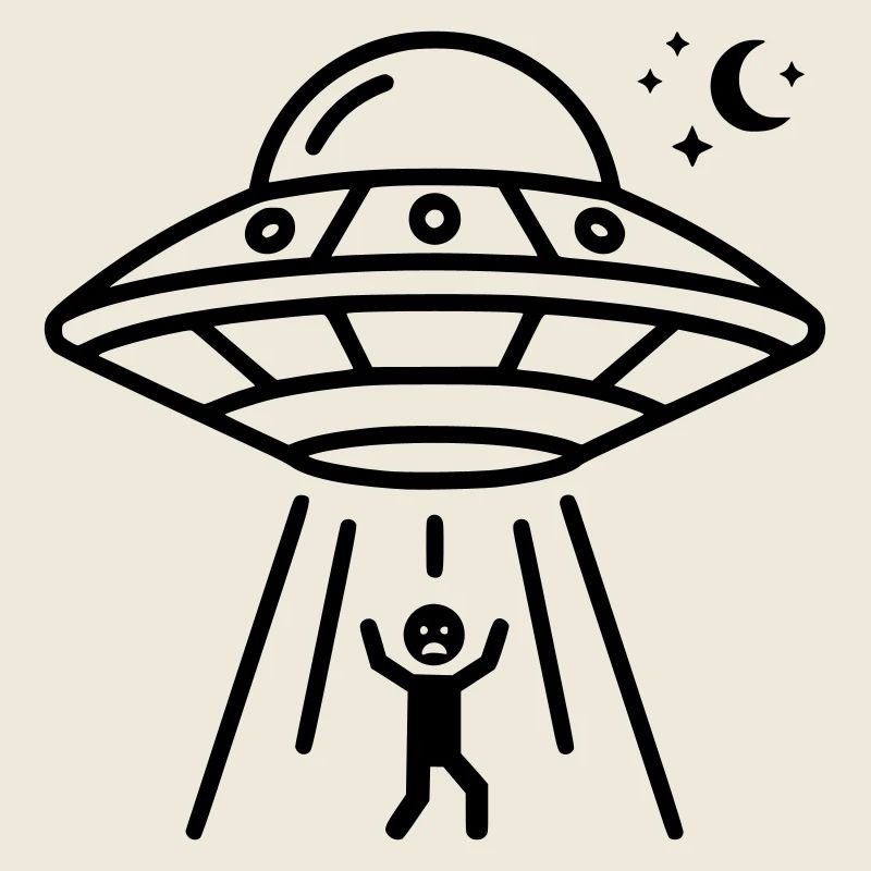 UFO Abduction | Funny Alien Design
