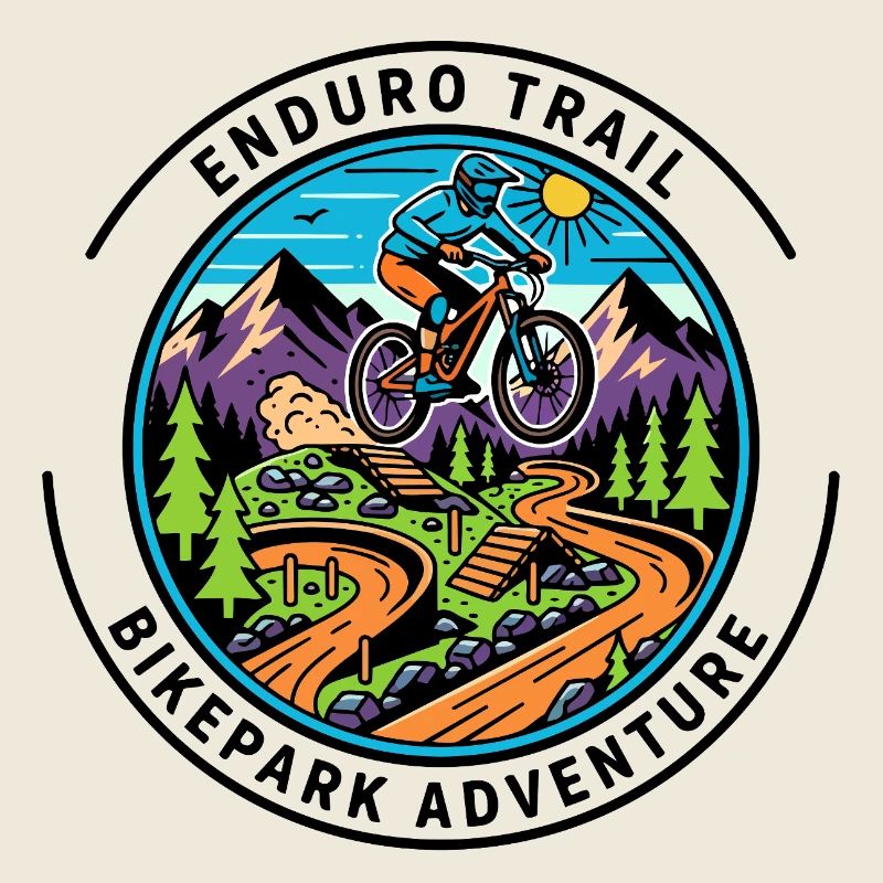 Mountain Path Cyclist Badge