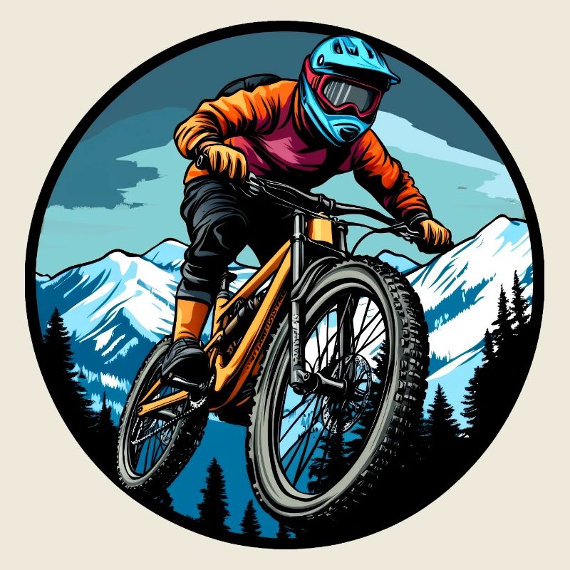Freeride Biker