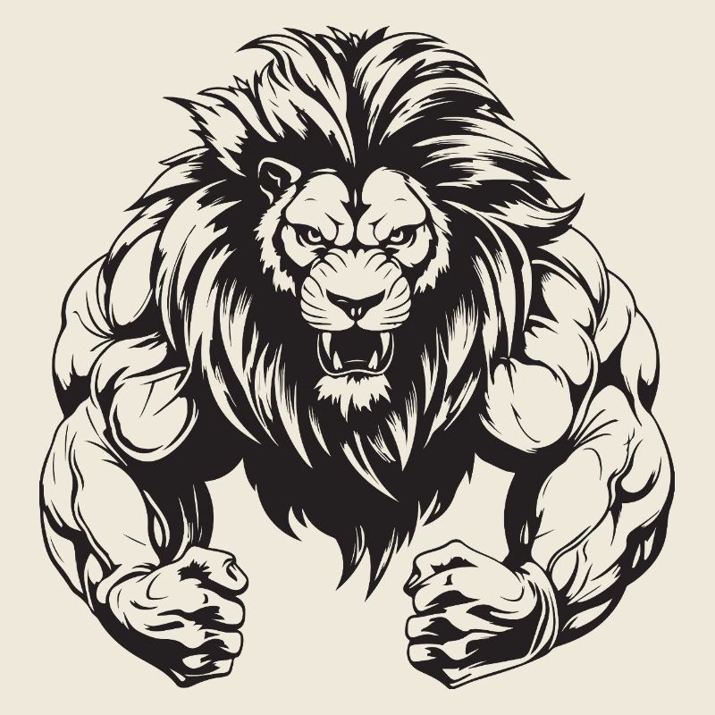 Muscles Lion
