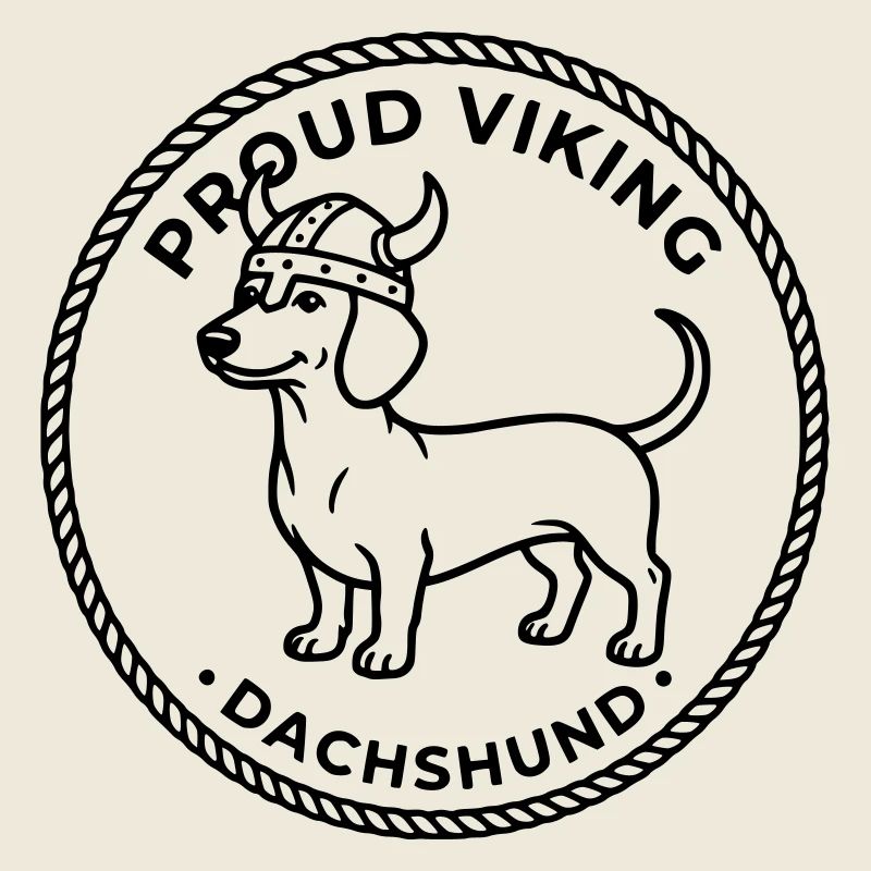 Fierté viking teckel