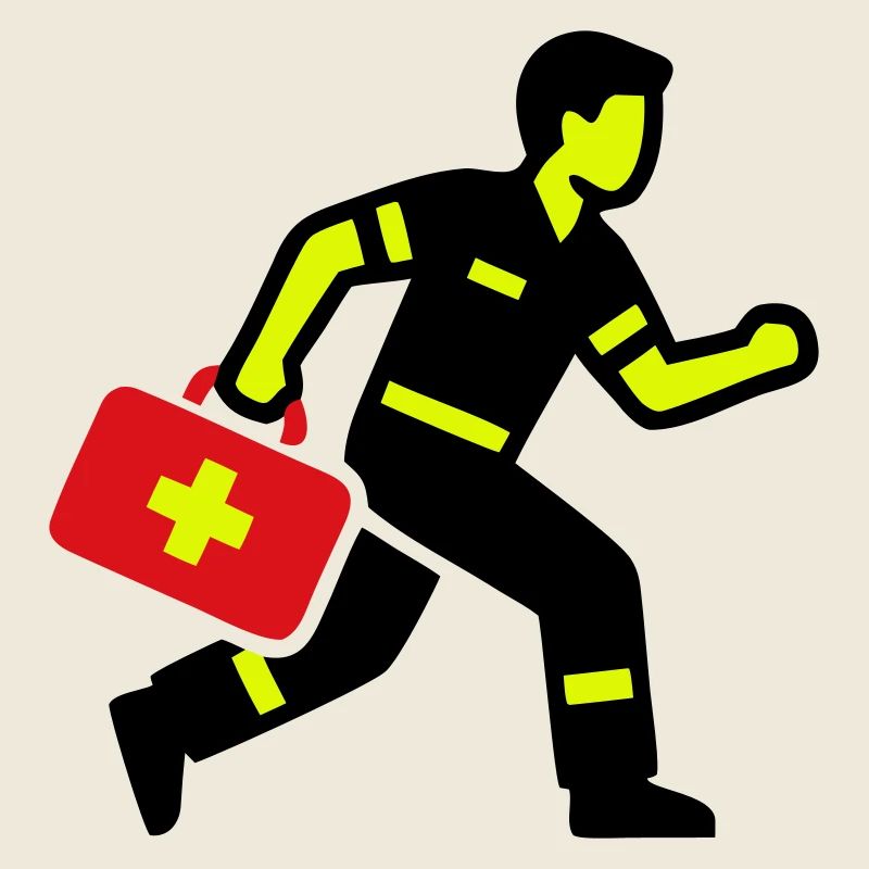 Sanitäter Notarzt Notfallkoffer
