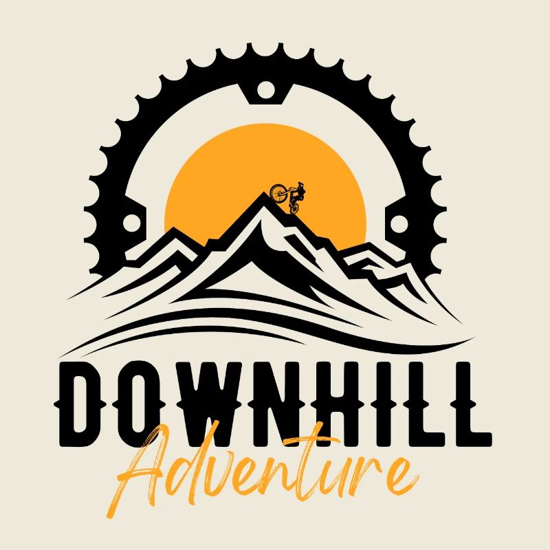 Descente en descente, roue dentée, aventure