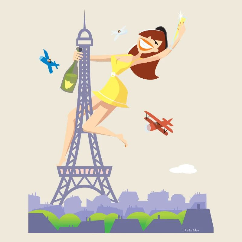 Parisienne Eiffel Tower Pole Dance