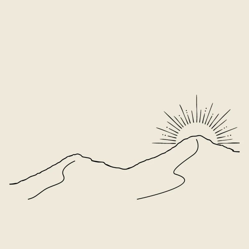 Dune et coucher de soleil