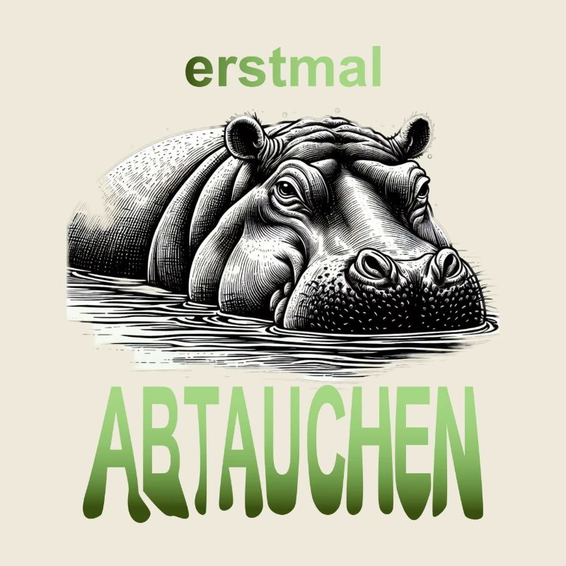 Nilpferd: "Erst mal abtauchen"