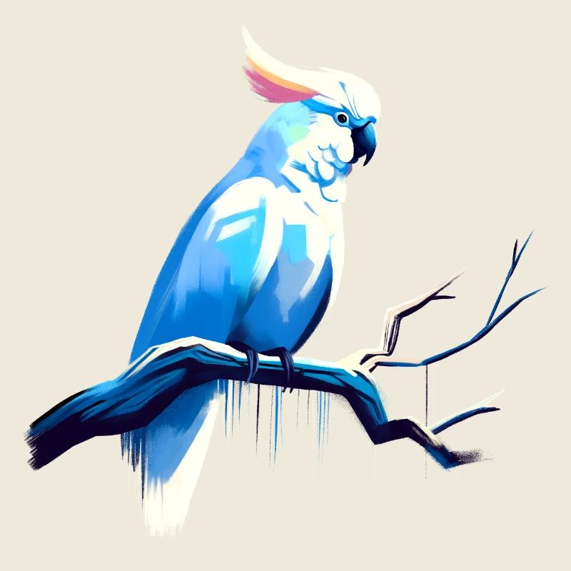 Cacatoès sur une branche