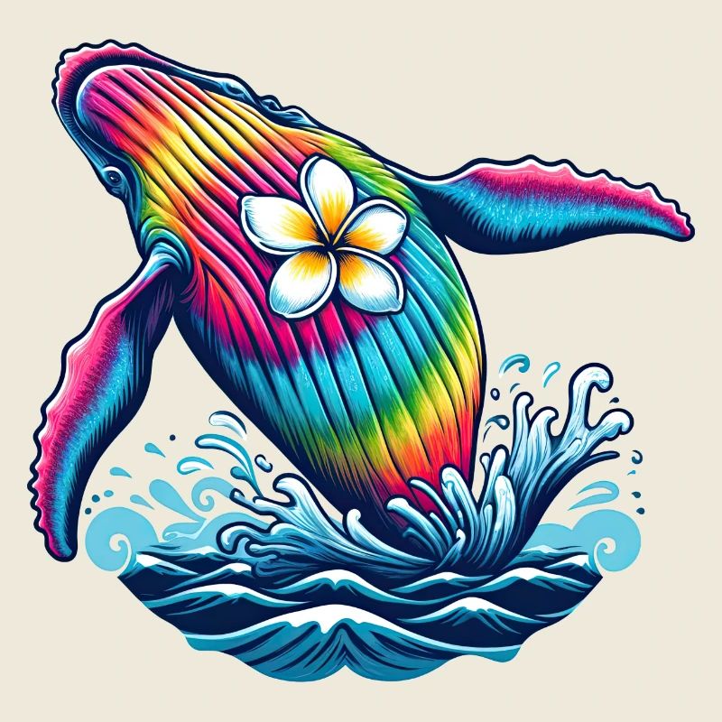 Tie Dye Wal Kreuzfahrt Urlaub 2024 Hawaii