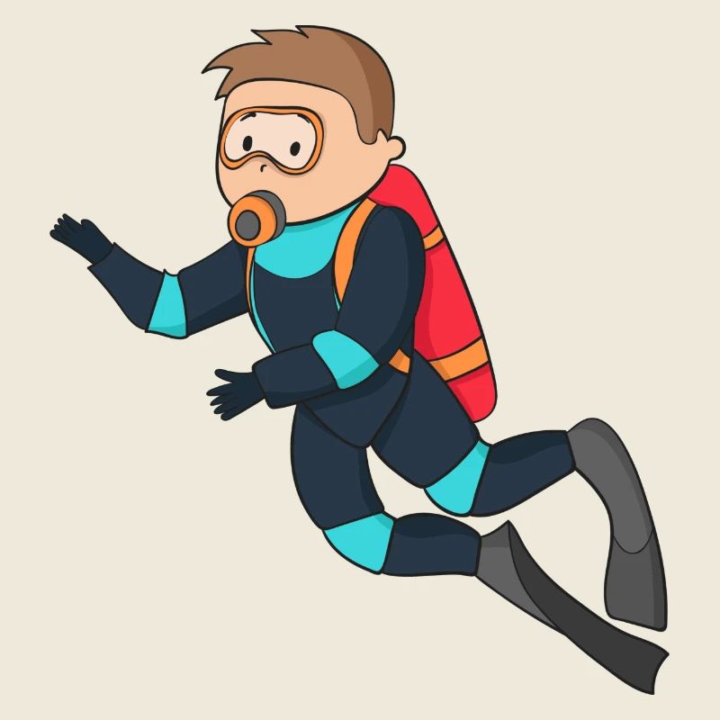 diving