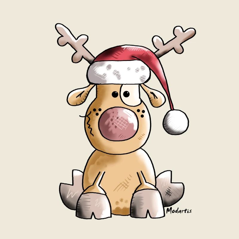 Renne Drôle de Noël