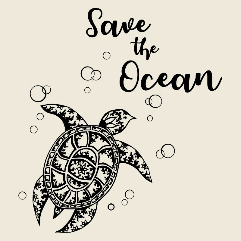 Save the Ocean - tortue