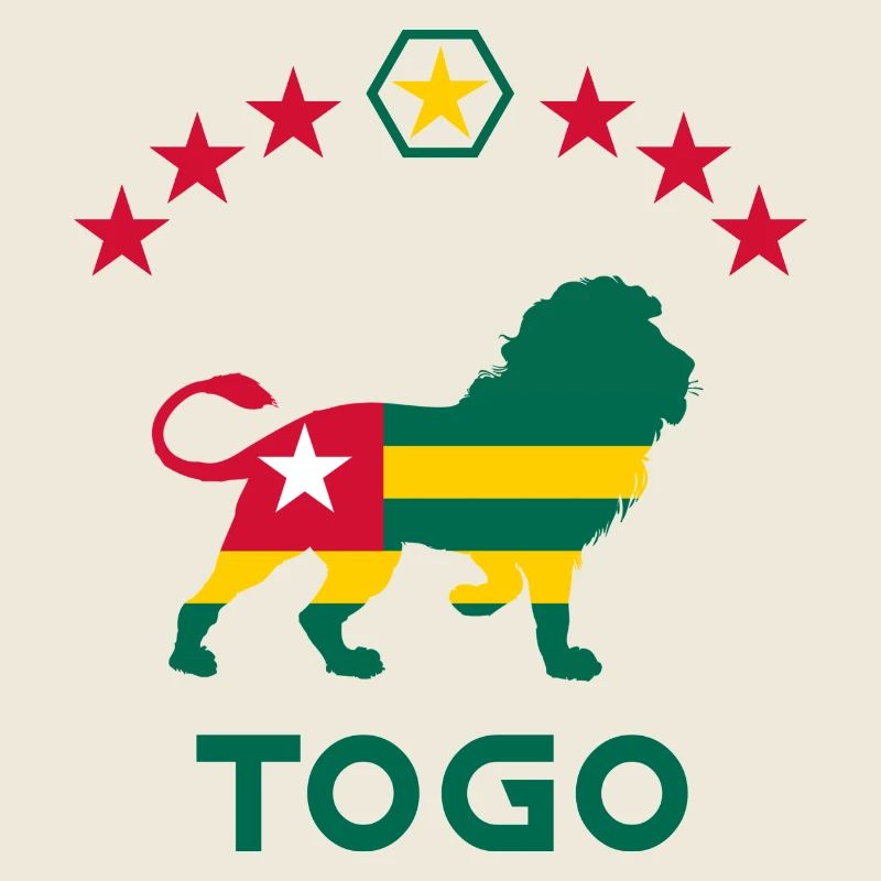 Conception du drapeau du Lion du Togo / Lomé cadeau Afrique
