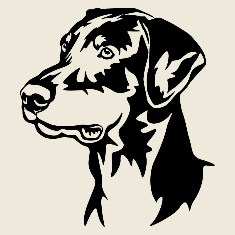 Doberman Head