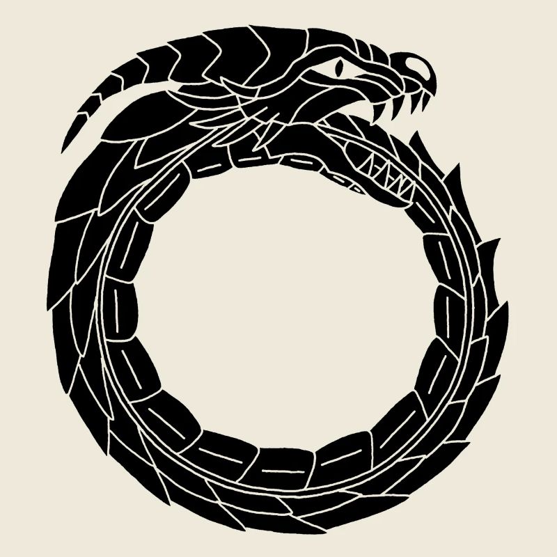 Verschlingender Schwarzer Drache