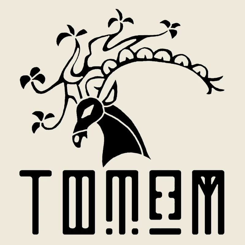 Black deer animal totem