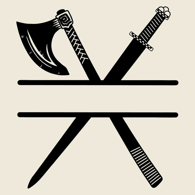 Wikinger Axt Schwert