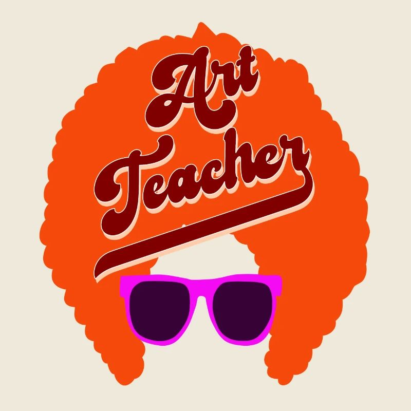 GROOVY RETRO ART TEACHER