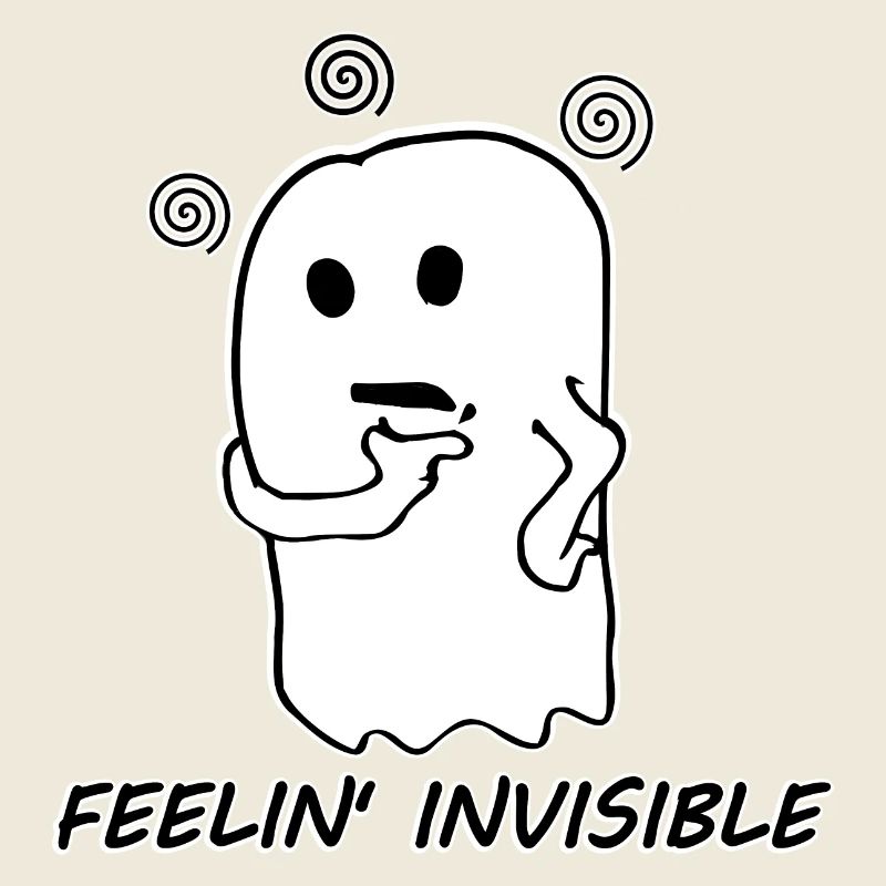 Cute Ghost Funny Illustration