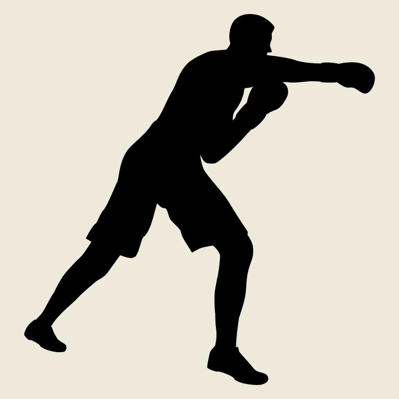 Boxeur boxeur sur le ring de boxe