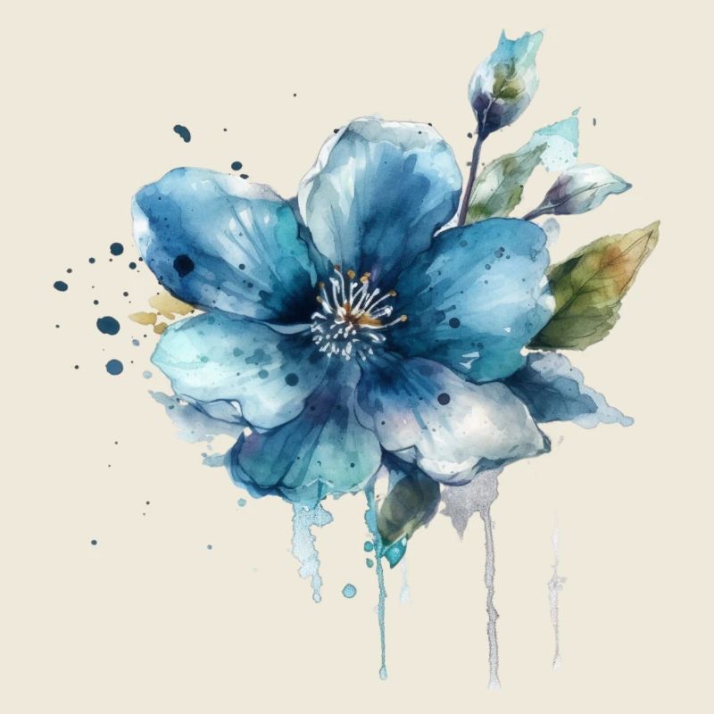Blaue Blüte