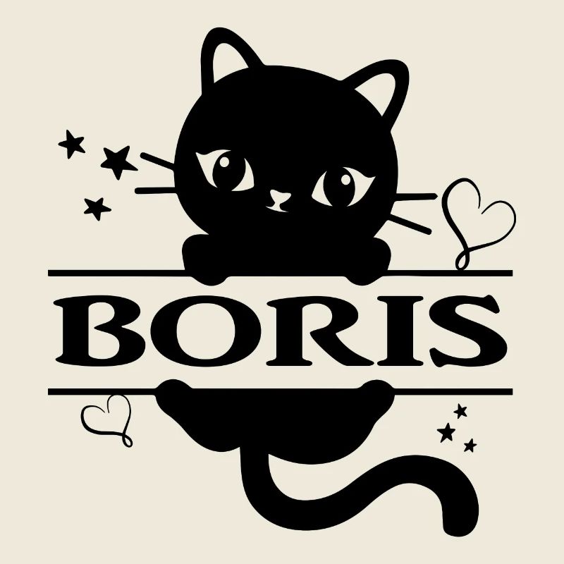 Boris t-shirt t-shirt Katze cat gift idea