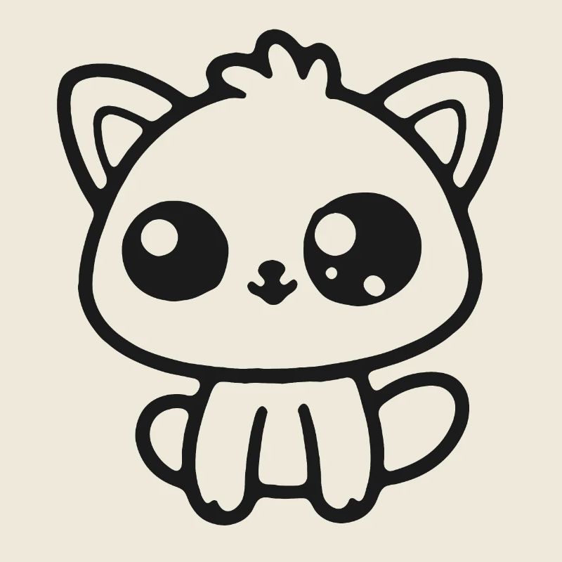 Breloque Silhouette de chat