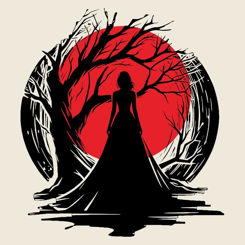 Frau tiefe Kontemplation