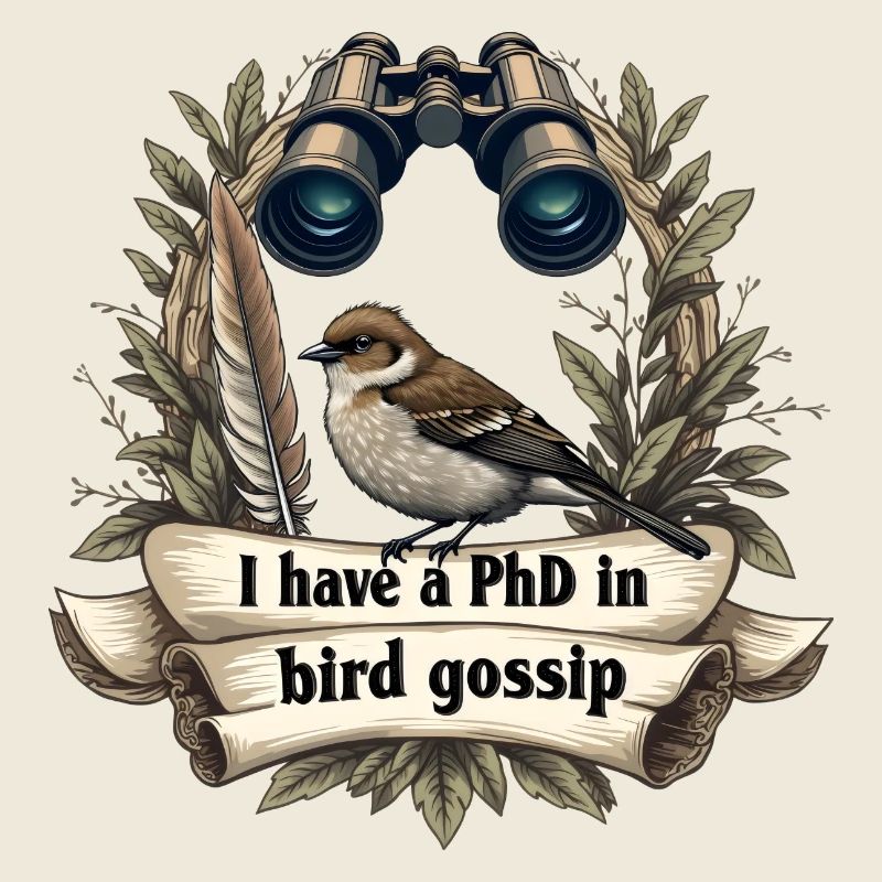 Birdwatcher Ornithology PhD In Bird Swatter
