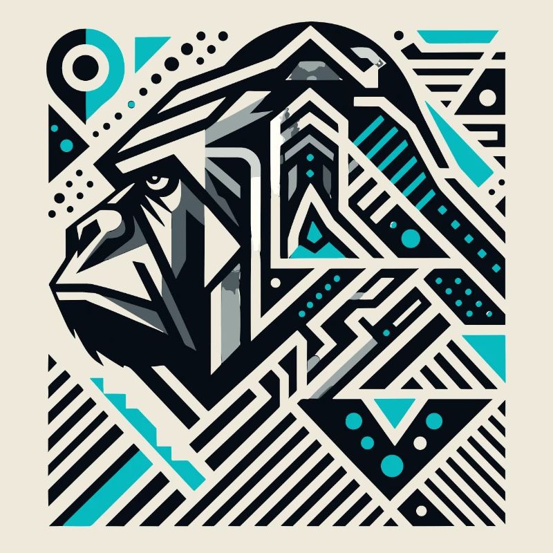 Abstract Animal Gorilla 1