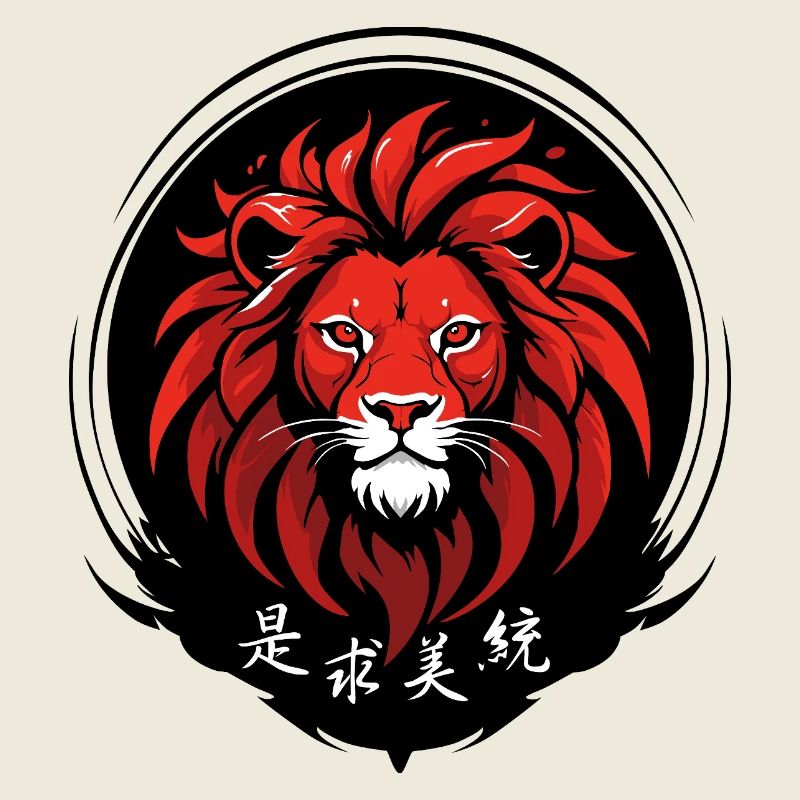 majestic red lion