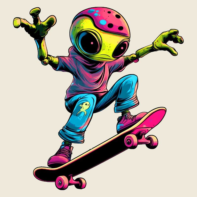Skater Alien
