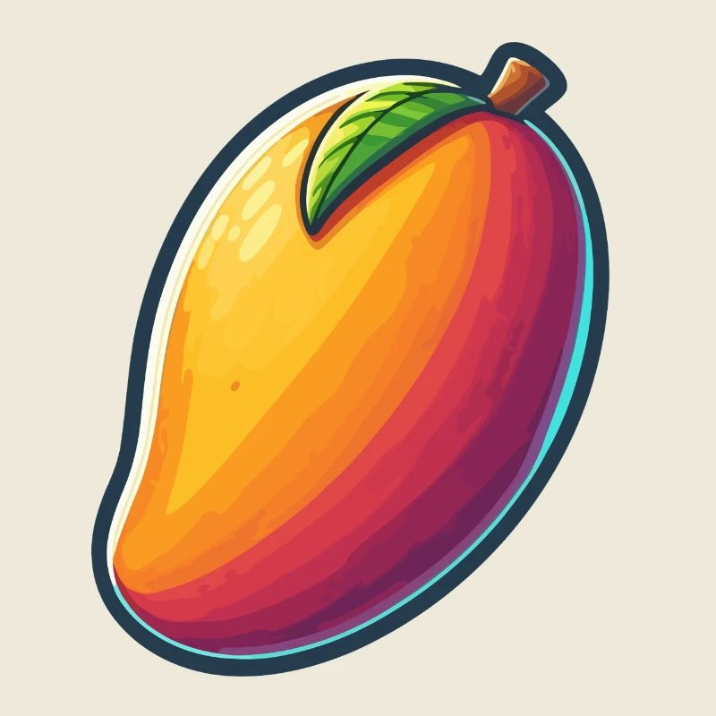 Design Mango Vibrant Abstract