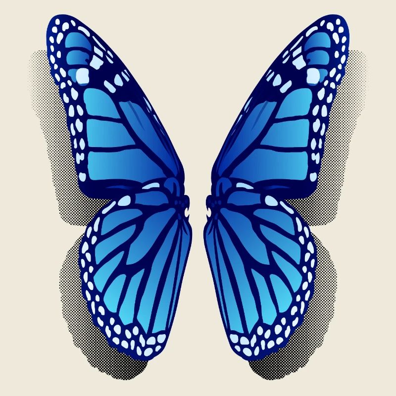 Monarch butterfly wings