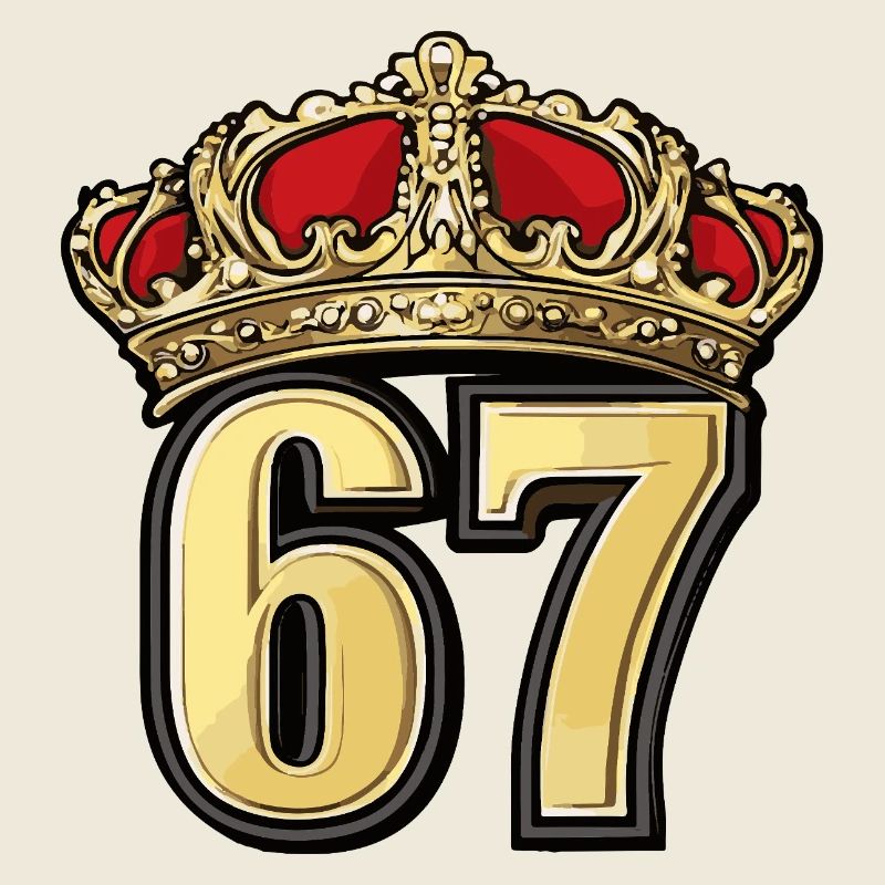 67 Zahl Krone