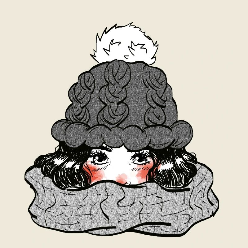 Fille en hiver