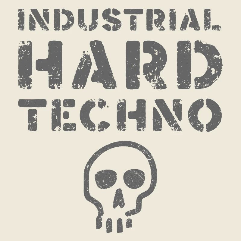 Industrial Hard Techno Skull